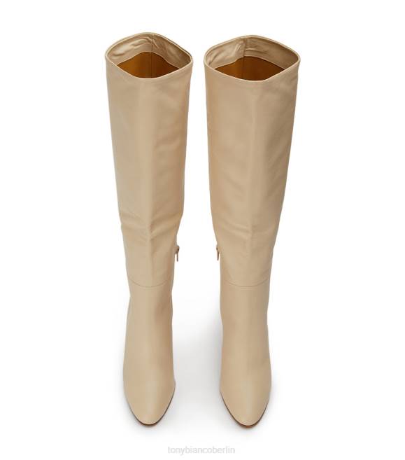 kniehohe Stiefel| de Tony Bianco Frauen Boss-Kalbsstiefel Vanille Venedig 4624434